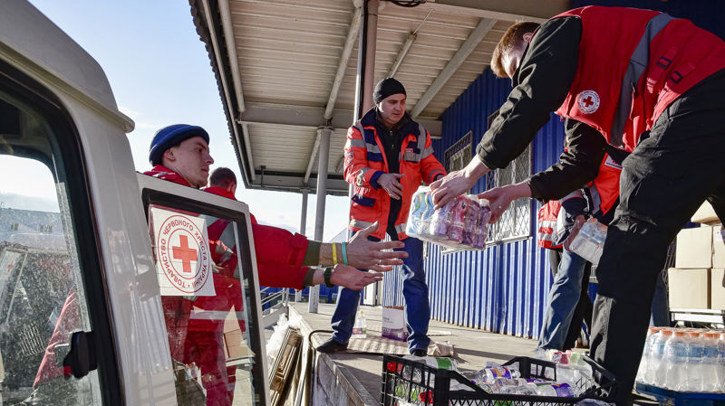 Follow our work in helping people affected by the humanitarian crisis in Ukraine