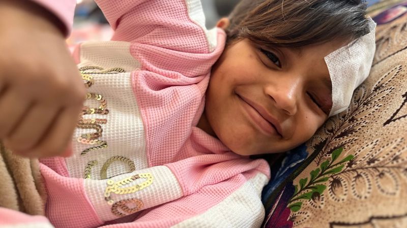 Gaza: Field hospital helped Juwan when she was injured in an attack
