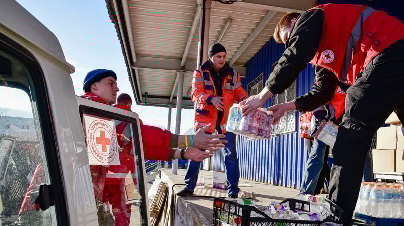 Follow our work in helping people affected by the humanitarian crisis in Ukraine