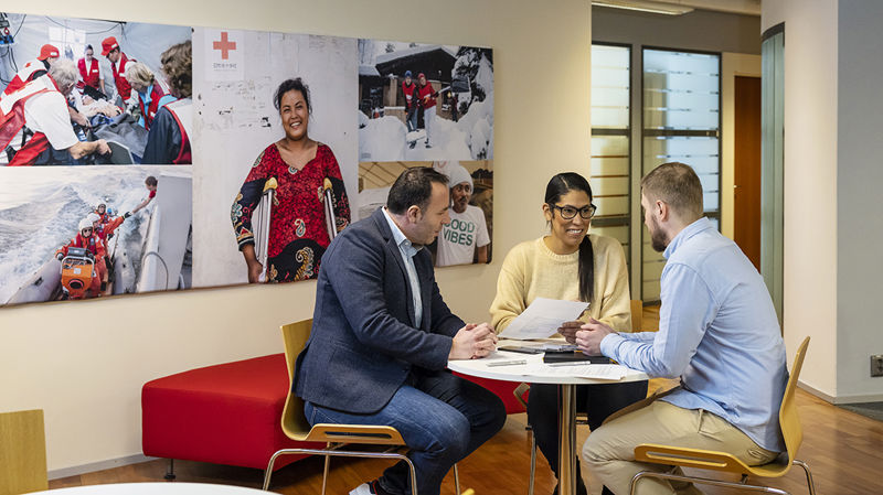 Contact information for the Finnish Red Cross