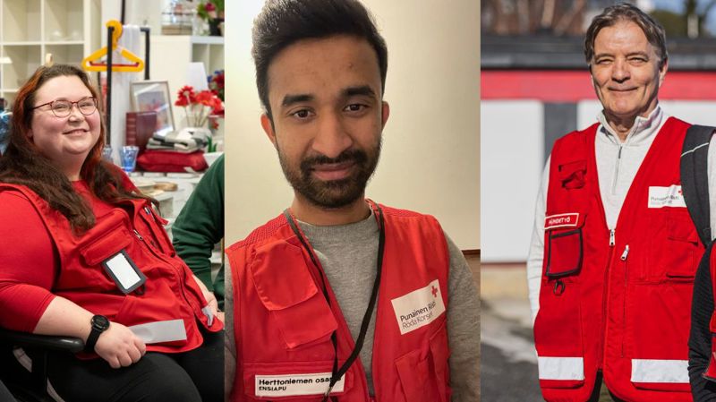 Three helpers, three stories